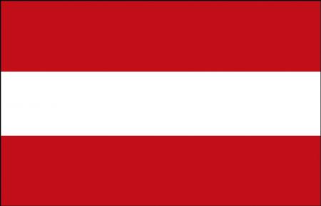 Stockländerfahne - Austria Österreich - Gr. ca. 40x30cm - 77004 - Schwenkflagge