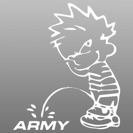 Pinkelmännchen Applikations-Aufkleber - Army - 303629 Gr. ca. 15cm
