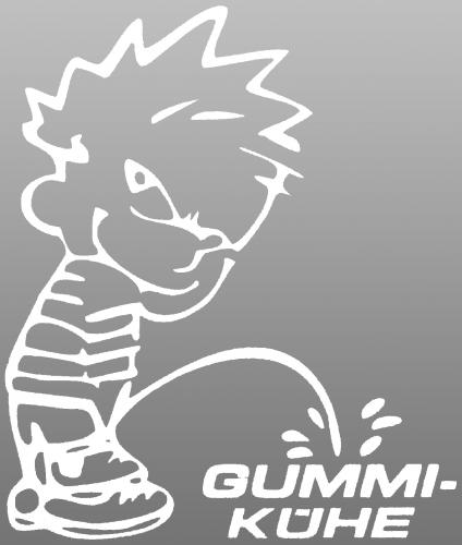 Pinkelmännchen Applikations-Aufkleber - Gummi Kühe - 303616 Gr. ca. 15cm