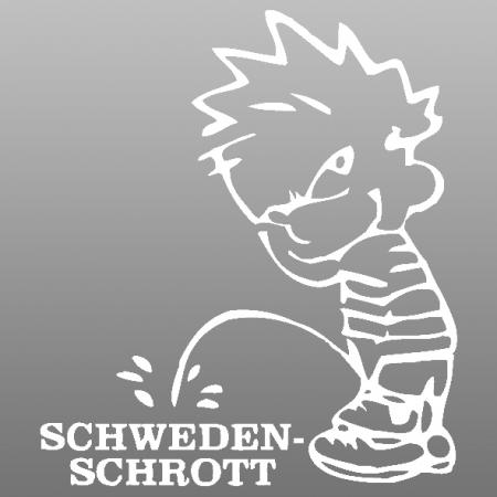 Pinkelmännchen Applikations-Aufkleber - Schweden-Schrott - 303609 Gr. ca. 15cm