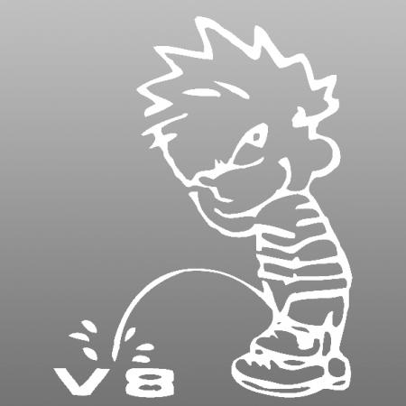 Pinkelmännchen Applikations-Aufkleber - V 8 - 303639 Gr. ca.a 15cm