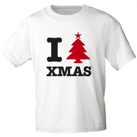 T-Shirt mit Print -  X-Mas - 12673 weiß - Gr. S-XXL