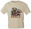 T-Shirt mit Print - Rhodesien Ridgeback - 09995 sandfarben - ©Kollektion Bötzel - Gr. S-XXL