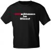 T-Shirt mit Print- WEINachtsmann im Dienst - 09030 schwarz - Gr. M