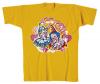 T-Shirt unisex mit Print - Clown - 09479 gelb - Gr. M