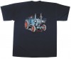 T-Shirt mit Print - Lanz Traktor - 09732 schwarz - Gr. XXL