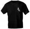 T-Shirt mit zweiseitigem Motivdruck  - Tribal Drache - 09894 schwarz - Gr. S-XXL