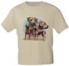 T-Shirt mit Print - Rhodesien Ridgeback - 09995 sandfarben - ©Kollektion Bötzel - Gr. S-XXL