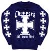 Sweatshirt mit Print - Choppers - 10116 - versch. farben zur Wahl - blau / XXL