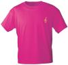 Marken- T-Shirt mit Motiv-Einstickung - Notenschlüssel - 10305 - versch. Farben zur Wahl - S-XXL