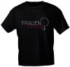T-Shirt mit Print - Frauenversteher - 10464 schwarz - Gr. M