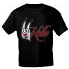 T-Shirt Karneval Fasching mit Print - KÖLLE - 10595 schwarz Gr. M
