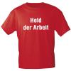 T-Shirt - Held der Arbeit - 10662 rot Gr. S-3XL