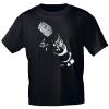 T-Shirt unisex mit Print - clarinet - von ROCK YOU MUSIC SHIRTS - 10731 schwarz - Gr. XL