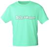 T-Shirt mit Print -Selbstdenker - 10781 mintgrün - Gr. S-2XL