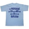 T-Shirt mit Print - Das Wochenende .... - 10798 hellblau - Gr. XXL