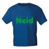 T-Shirt mit Print -...Neid muß man sich verdienen - 10858 - Gr. S-XXL
