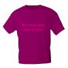 T-Shirt mit Print - Was keiner kann kann ich auch - 10860 burgund - Gr. S-2XL