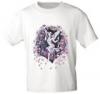 T-Shirt mit Print - Fee Rosenbogen - Gr. S-2XL - 10865 - versch. Farben zur Wahl -