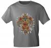 T-Shirt mit Print - Fantasy Rose - 10891 - versch. Farben zur Wahl - S-XXL