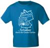 T-Shirt mit Print - Deutscher durch Geburt..Schalker... - 10908 - in 2 Farben Gr. S – XXL
