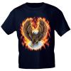 T-Shirt Print | Feuerwehr Adler in Flammen | Gr. S-XXL |10590