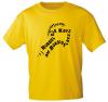 T-Shirt mit Print - Rubbel die Katz - 11909 - versch. Farben zur Wahl - gelb / S