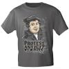 T-Shirt mit Print - Martin Luther - Protest Ant seit 1517 - 12132 anthrazitgrau XXL