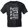 T-Shirt mit Print - Papa Du bist Huk Robin Hood Wikinger Held.. 12189 schwarz Gr. S-3XL