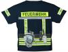 Kinder T-Shirt mit Vorder- und Rückenprint - Feuerwehr - 12701 marine - Gr. 86-164