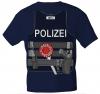 Kinder T-Shirt mit Vorder- und Rückenprint - Polizei - 12792 marine - Gr. 86/92