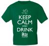 T-Shirt mit Print - Keep calm and drink Alt - Düsseldorf - 12911 - versch. Farben zur Wahl - S-XXL