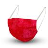 Design Maske aus Baumwolle mit zertifiziertem Innenvlies - Rot Floral Druck - 15574 + Gratiszugabe