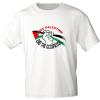 T-Shirt mit Print - Free Palestine End the Occupation - 15777 weiß Gr. S-2XL