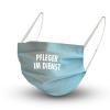 Design Maske mit zertifizierten Innenvlies - Pfleger im Dienst - 15860 + Gratiszugabe