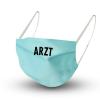 Textil Design Maske mit zertifizierten Innenvlies - ARZT - 15870 + Gratiszugabe