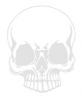 Aufkleber Applikation - Totenkopf Skull Schädel - AP1705 - versch. Farben u. Größen