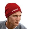 Longbeanie Slouch-Beanie Sommerbeanie mit Textildruck - SANITÄTSDIENST - SB55004 rot