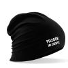 Longbeanie Slouch-Beanie Sommerbeanie mit Textildruck - PFLEGER IM DIENST - SB55005