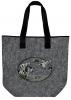 Filztasche mit Einstickung -Jagdhund mit Ente - 26047 Shoppertasche Gr. ca. 46,5cm x 39,5cm