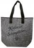 Filztasche mit Einstickung - Koblenzer Schängelchen - 26088 Shoppertasche Gr. ca. 46,5cm x 39,5cm