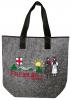 Filztasche mit Einstickung - Freiburg Landschaft - 26231 Shoppertasche Gr. ca. 46,5cm x 39,5cm