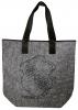 Filztasche mit Einstickung - Fritzlar Wappen Emblem - 26232 Shoppertasche Gr. ca. 46,5cm x 39,5cm