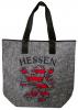 Filztasche mit Einstickung - Hessen Löwe - 26237 Shoppertasche Gr. ca. 46,5cm x 39,5cm