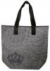 Filztasche mit Einstickung - Köln kleine Krone - 26244 Shoppertasche Gr. ca. 46,5cm x 39,5cm