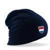 Longbeanie Slouch-Beanie Sommerbeanie mit Textildruck Wappen - NIEDERLANDE NETHERLANDS - SB55041