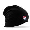 Longbeanie Slouch-Beanie Sommerbeanie mit Textildruck Wappen - NIEDERLANDE NETHERLANDS - SB55041
