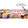 Banner Spannband Werbebanner Gr. 3 x 1m - Eis aus eigener Herstellung - 309978/1