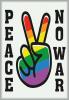 Magnet - PEACE No WAR - Gr. ca. 8 x 5,5 cm - 36580