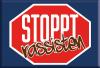 Magnet - Stoppt Rassisten - Gr. ca. 8 x 5,5 cm - 36612